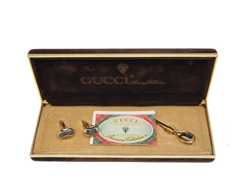 Gucci tie and cufflink set